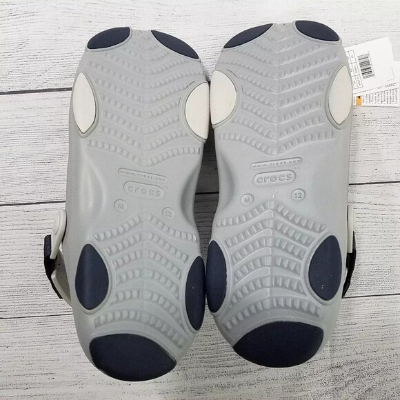 Crocs All Terrain Sandals Men\'s Size 12 - Light Grey